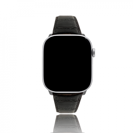 MinZ Scotchgard Leather Apple Watch Band ブラック 49mm/46mm
