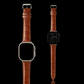 MinZ Scotchgard Leather Apple Watch Band バーガンディ 49mm/46mm
