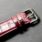 MinZ Scotchgard Leather Apple Watch Band バーガンディ 49mm/46mm