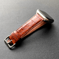 MinZ Scotchgard Leather Apple Watch Band ブラウン 42mm