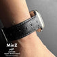 MinZ Scotchgard Leather Apple Watch Band Smooth leather ブラック 49mm/46mm