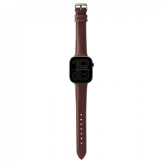 MinZ Scotchgard Leather Apple Watch Band Smooth leather ブラウン 49mm/46mm