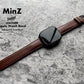 MinZ Scotchgard Leather Apple Watch Band Smooth leather ブラウン 42mm