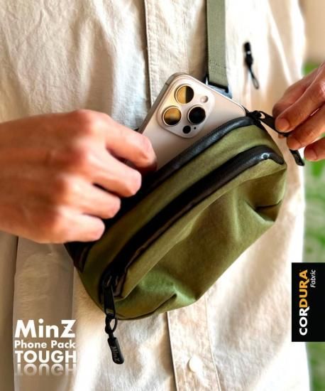 【次回入荷時期未定】MinZ Phone Pack TOUGH フォレストグリーン