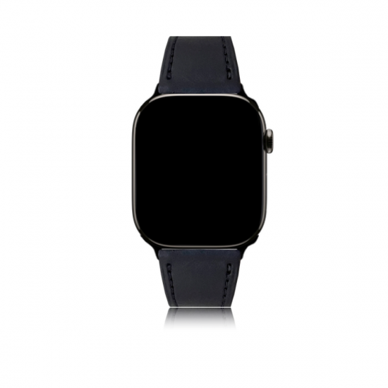 MinZ Horween Leather Band stitch ブラック（ブラック金具）