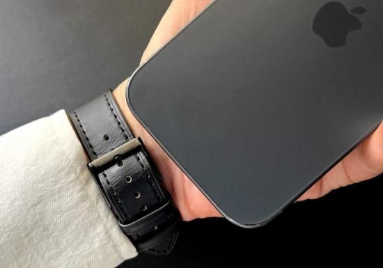 MinZ Horween Leather Band stitch ブラック（ブラック金具）