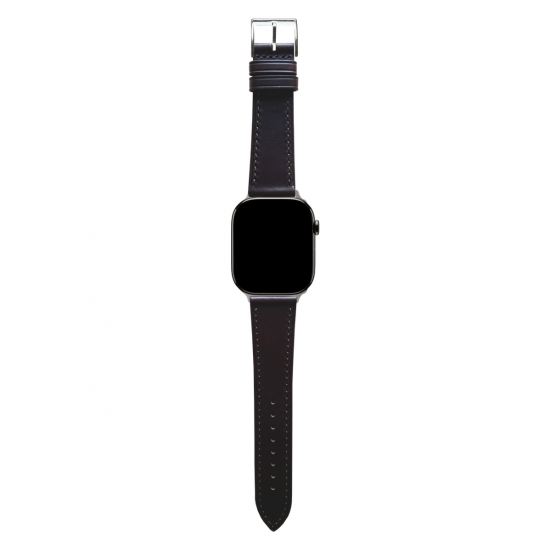 MinZ Horween Leather Band stitch ブラウン（シルバー金具）