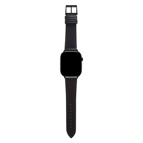 MinZ Horween Leather Band stitch ブラウン（ブラック金具）