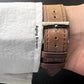 MinZ Horween Leather Band stitch エイジングブラウン（ブラック金具）