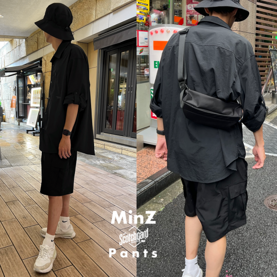 MinZ Scotchgard Pants ショート・ブラック