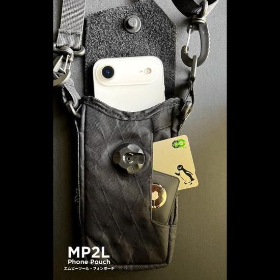 【予約受付：9月中旬から下旬入荷予定】MP2L Phone pouch ブラック