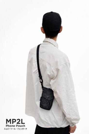【予約受付：9月中旬から下旬入荷予定】MP2L Phone pouch ブラック