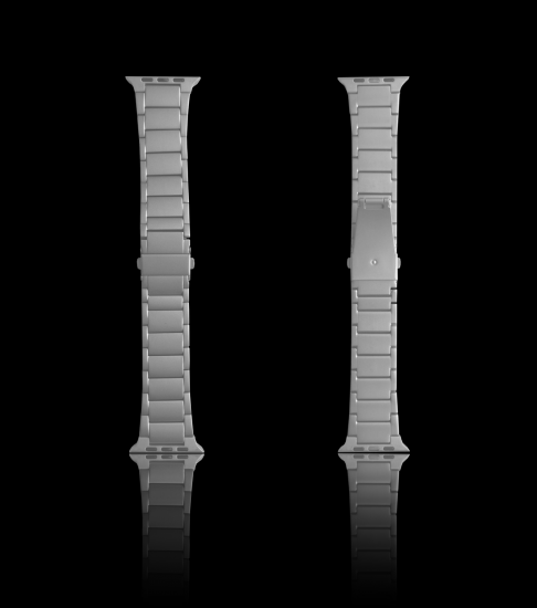 MinZ Titanium Band Pro for Apple Watch ナチュラルチタニウム 49mm/46mm