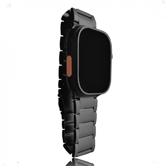 MinZ Titanium Band Pro for Apple Watch ブラック 49mm/46mm