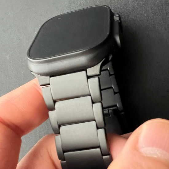 MinZ Titanium Band Pro for Apple Watch ブラック 49mm/46mm