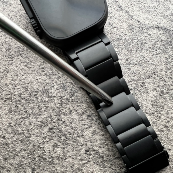 MinZ Titanium Band Pro for Apple Watch ブラック 49mm/46mm