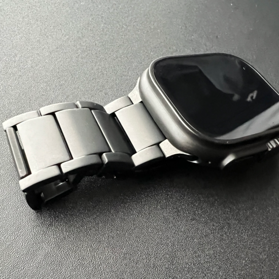 MinZ Titanium Band Pro for Apple Watch ブラック 49mm/46mm