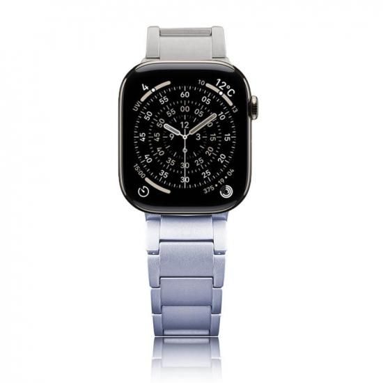 MinZ Titanium Band Pro for Apple Watch シルバー 49mm/46mm