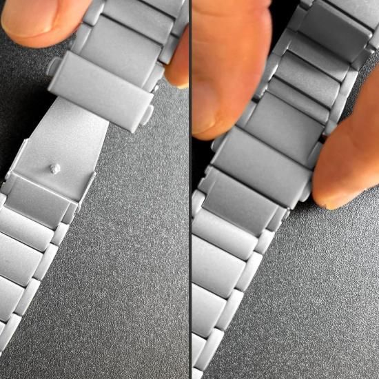 MinZ Titanium Band Pro for Apple Watch シルバー 49mm/46mm