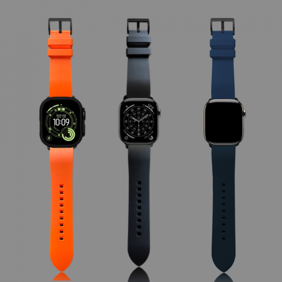 MinZ FKM mono Band ブラック（ブラック金具）