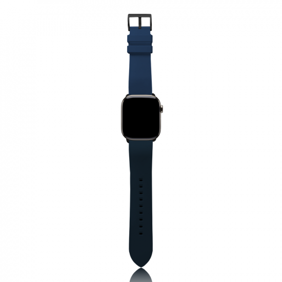 MinZ FKM mono Band ネイビー（ブラック金具）