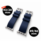 MinZ FKM mono Band ネイビー（ブラック金具）