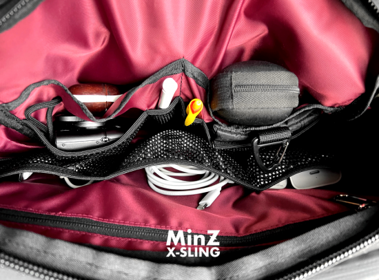 【予約受付：9月中旬から下旬入荷予定】MinZ X-Sling オレンジジップタグ