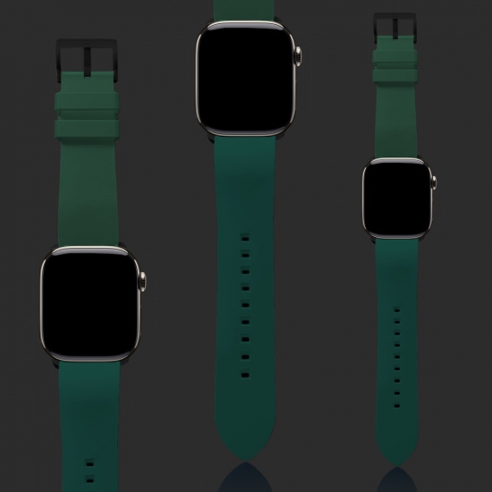 MinZ FKM mono Band グリーン（ブラック金具）