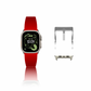MinZ FKM mono Band レッド（シルバー金具）