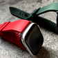 MinZ FKM mono Band レッド（シルバー金具）