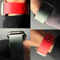 MinZ FKM mono Band レッド（シルバー金具）