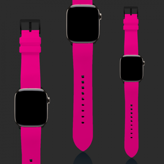 MinZ FKM mono Band レッド（ブラック金具）