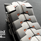 MinZ Titanium Band MASSIVE 26mm ナチュラルチタニウム×インターナショナルオレンジ 49mm/46mm
