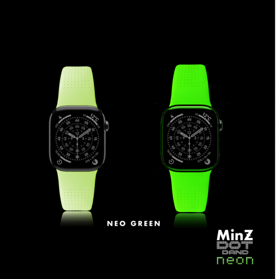 MinZ DOT Band ネオグリーン 49mm/46mm 