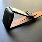 MinZ Horween Leather Band ブラックレザー（シルバー金具）