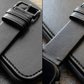 MinZ Horween Leather Band ブラックレザー（ブラック金具）
