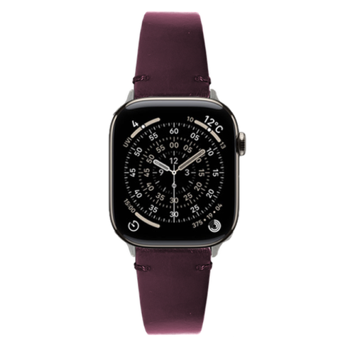 MinZ Horween Leather Band ブラウンレザー（シルバー金具）