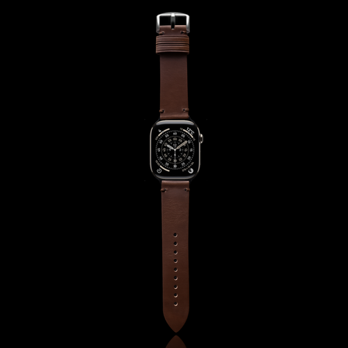 MinZ Horween Leather Band ブラウンレザー（シルバー金具）