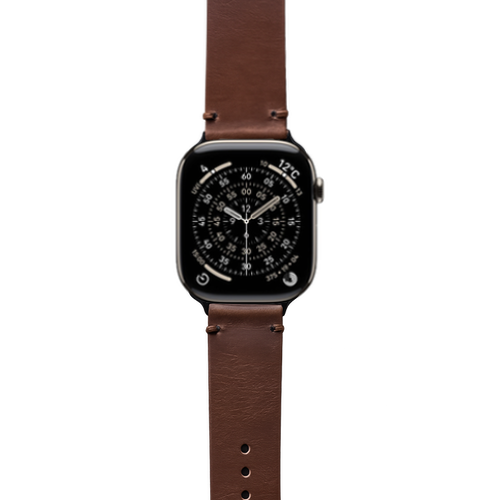 MinZ Horween Leather Band ブラウンレザー（シルバー金具）