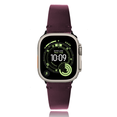 MinZ Horween Leather Band ブラウンレザー（ブラック金具）