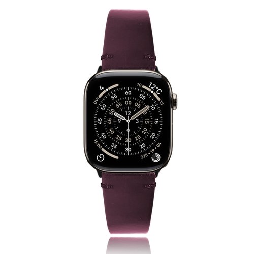 MinZ Horween Leather Band ブラウンレザー（ブラック金具）
