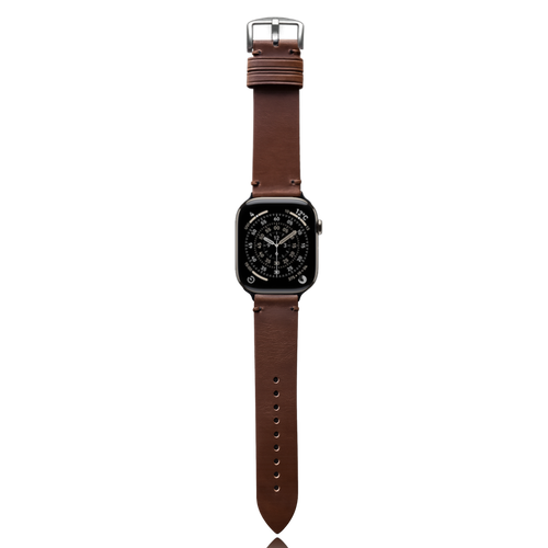 MinZ Horween Leather Band ブラウンレザー（ブラック金具）