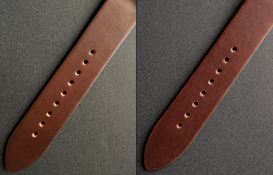 MinZ Horween Leather Band ブラウンレザー（ブラック金具）