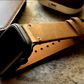 MinZ Horween Leather Band エイジングブラウンレザー（シルバー金具）