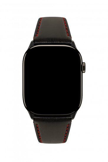 MinZ Scotchgard Leather Apple Watch Band Smooth leather ロッソ 42mm