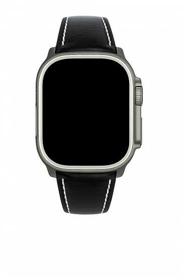 MinZ Scotchgard Leather Apple Watch Band Smooth leather ホワイト 49mm/46mm