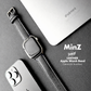 MinZ Scotchgard Leather Apple Watch Band Smooth leather ホワイト 49mm/46mm