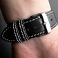 MinZ Scotchgard Leather Apple Watch Band Smooth leather ホワイト 42mm