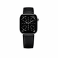 MinZ Horween Leather Band Trad ブラックレザー（シルバー金具）