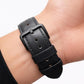 MinZ Horween Leather Band Trad ブラックレザー（ブラック金具）